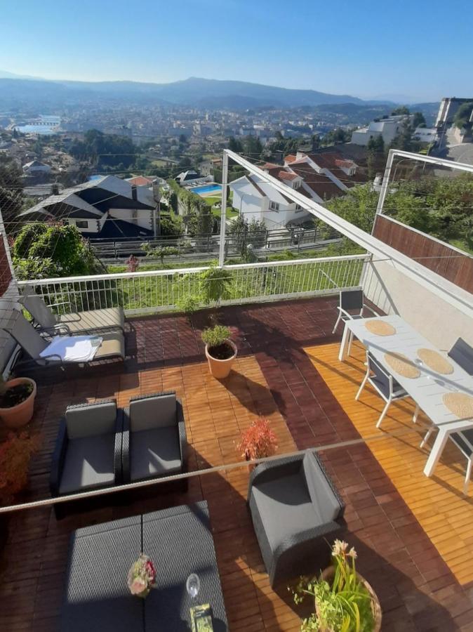הוילה San Salvador de Poio Casa En Rias Baixas, Vistas Espectaculares, Privado, Cerca Del Mar מראה חיצוני תמונה