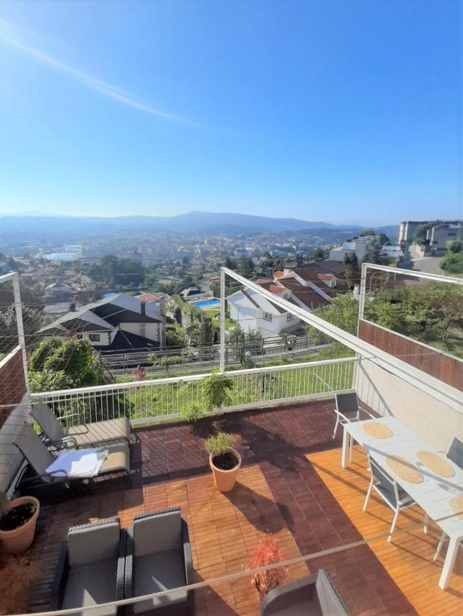 הוילה San Salvador de Poio Casa En Rias Baixas, Vistas Espectaculares, Privado, Cerca Del Mar מראה חיצוני תמונה